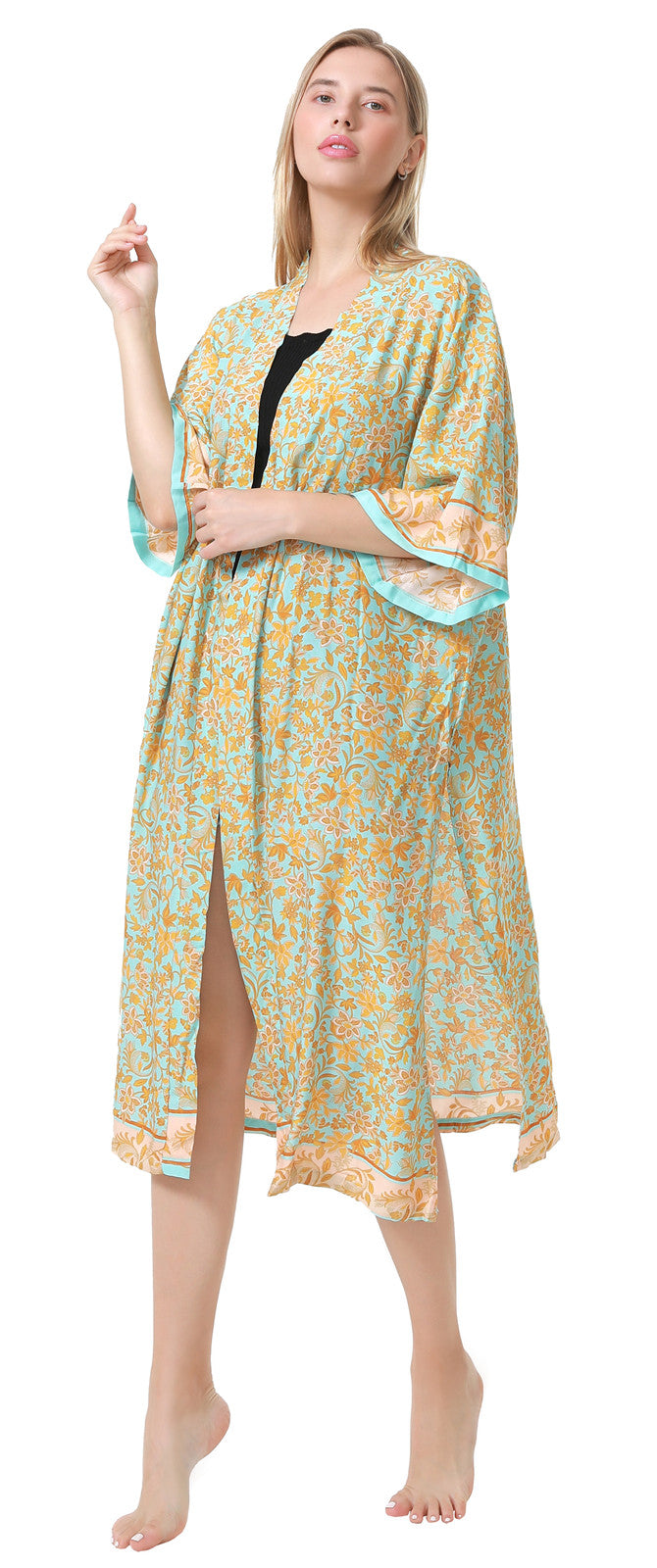 Garden Kimono Cover Up