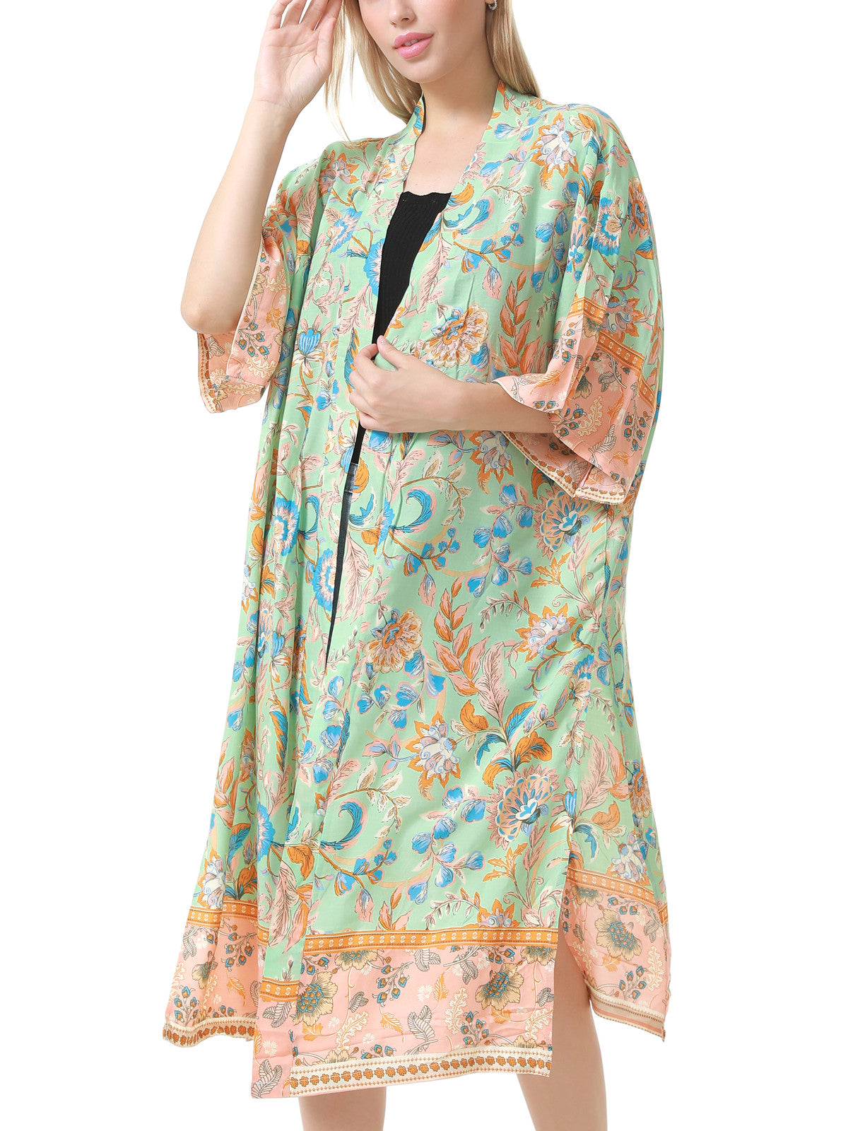 Garden Kimono Cover Up