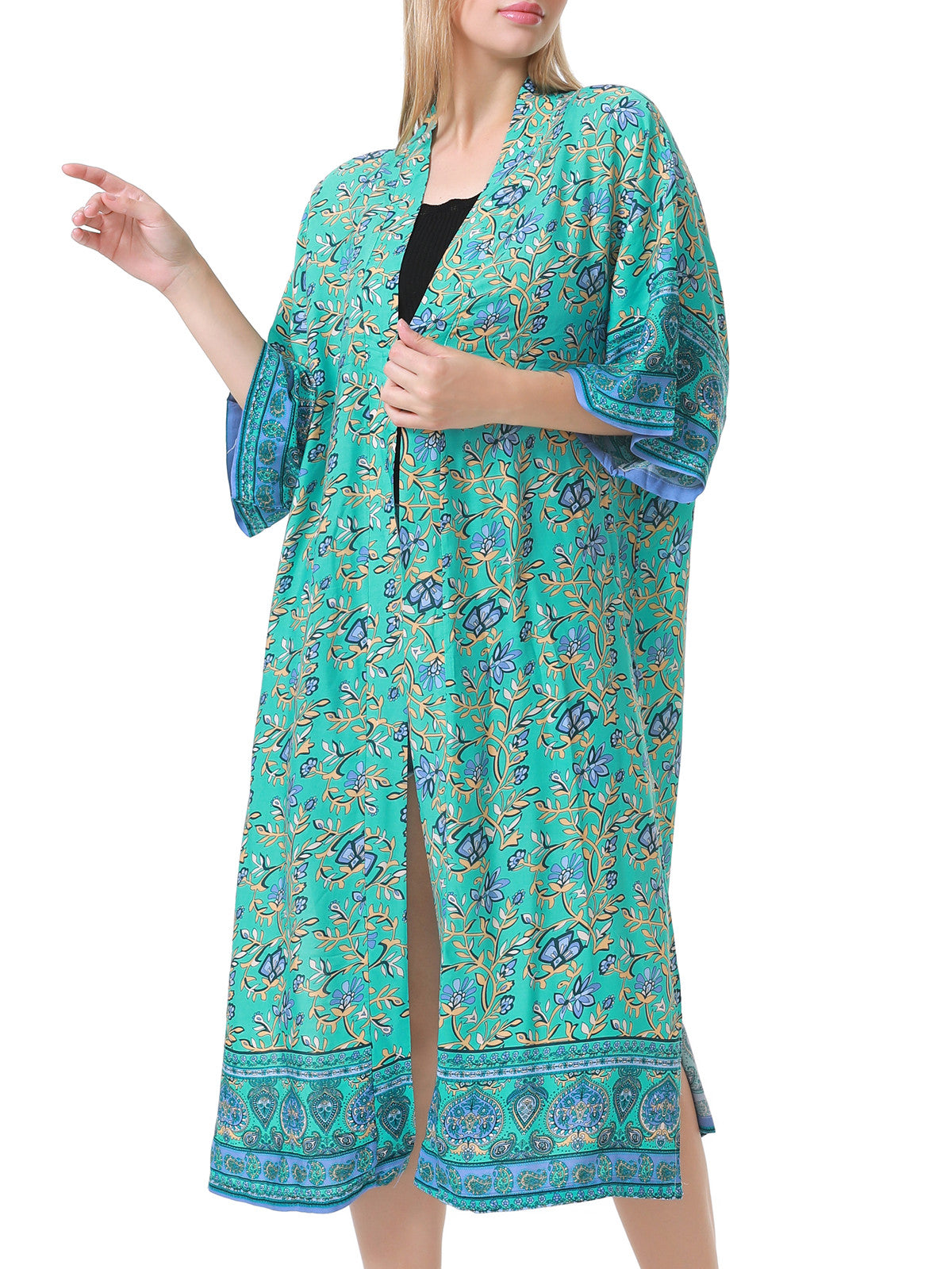 Garden Kimono Cover Up