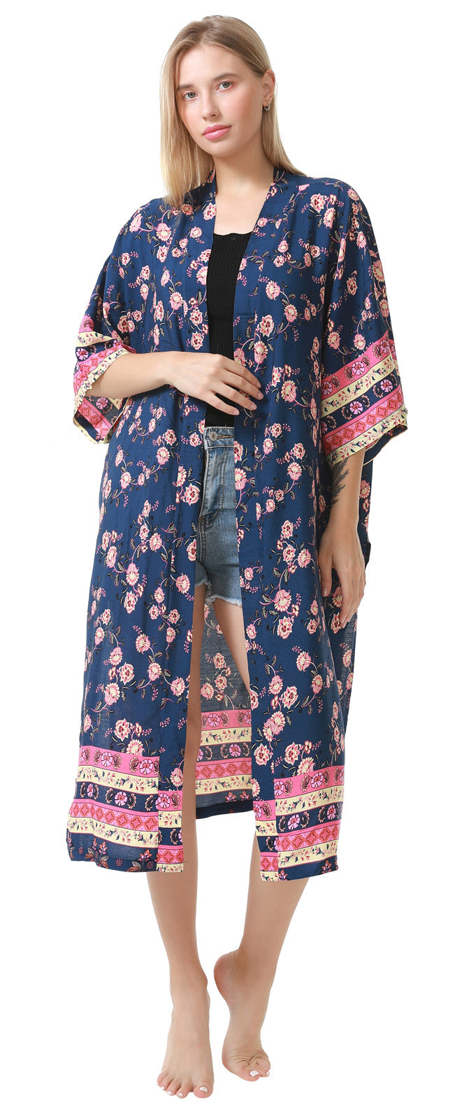 Garden Kimono Cover Up