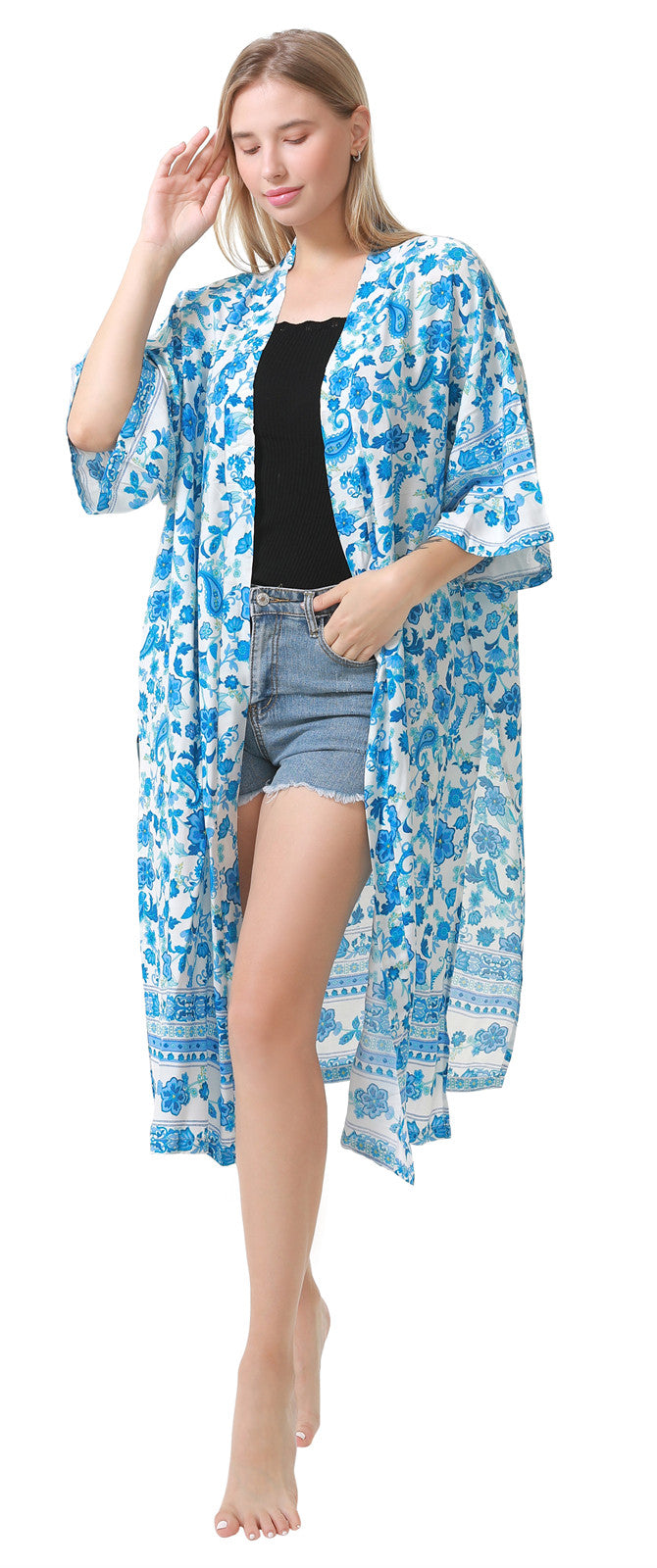 Garden Kimono Cover Up