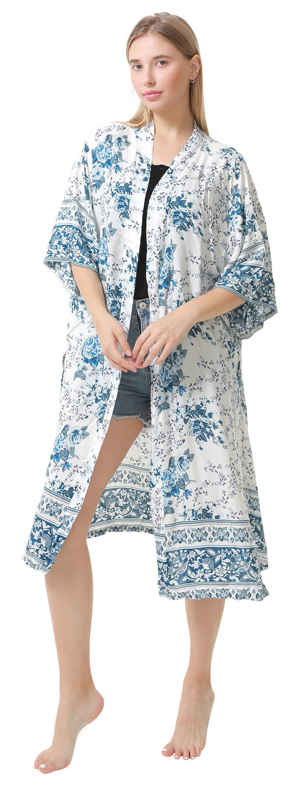 Garden Kimono Cover Up