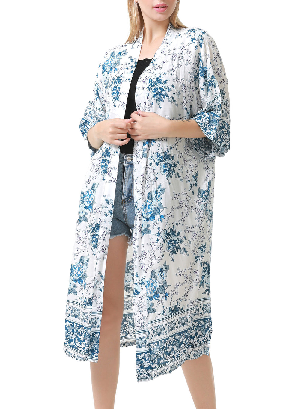 Garden Kimono Cover Up