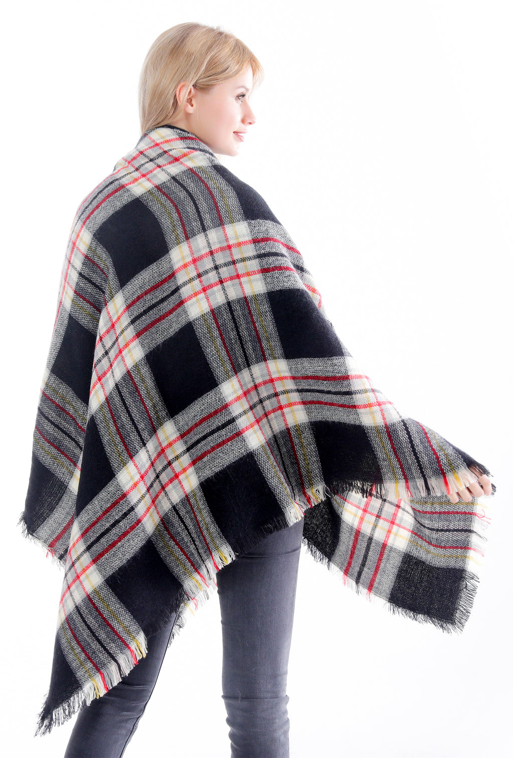 Check Blanket Scarf