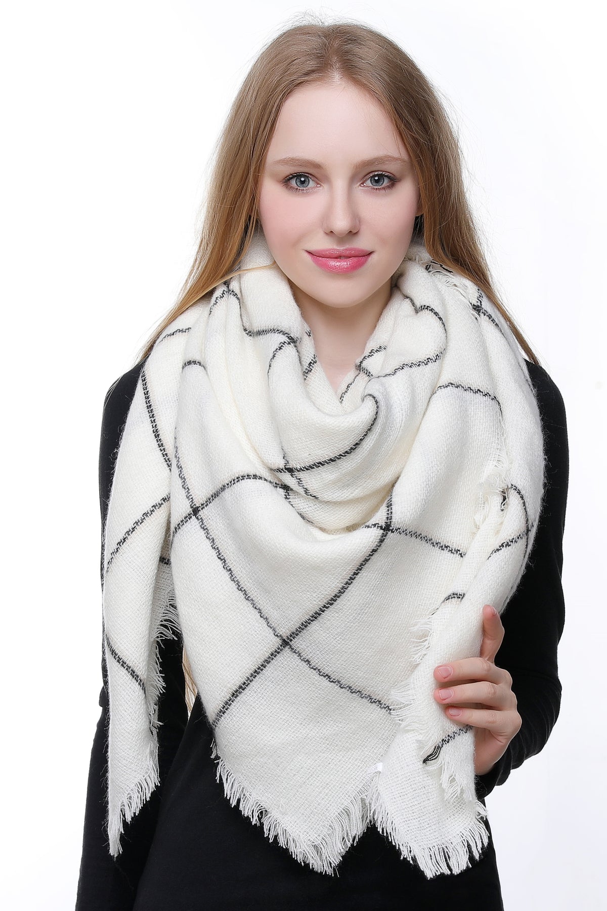 Line Blanket Scarf
