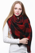 Plaid Blanket Scarf