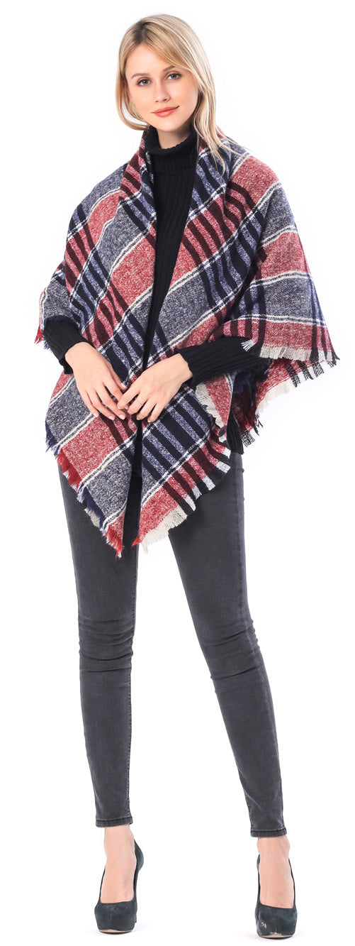 Tartan Plaid Blanket Scarf