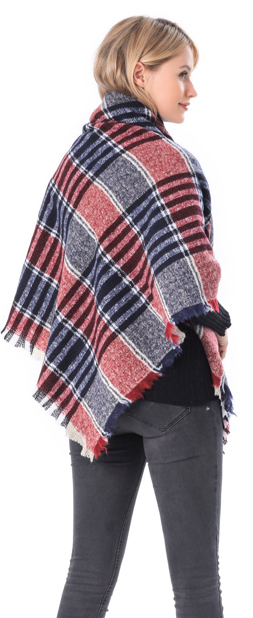 Tartan Plaid Blanket Scarf