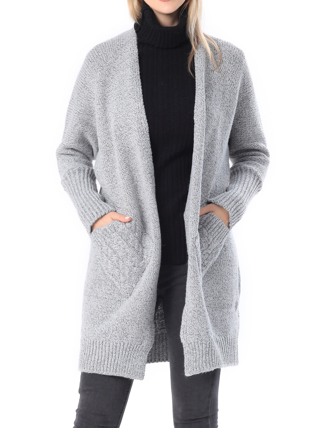 Slant Pocket Knit Cardigan