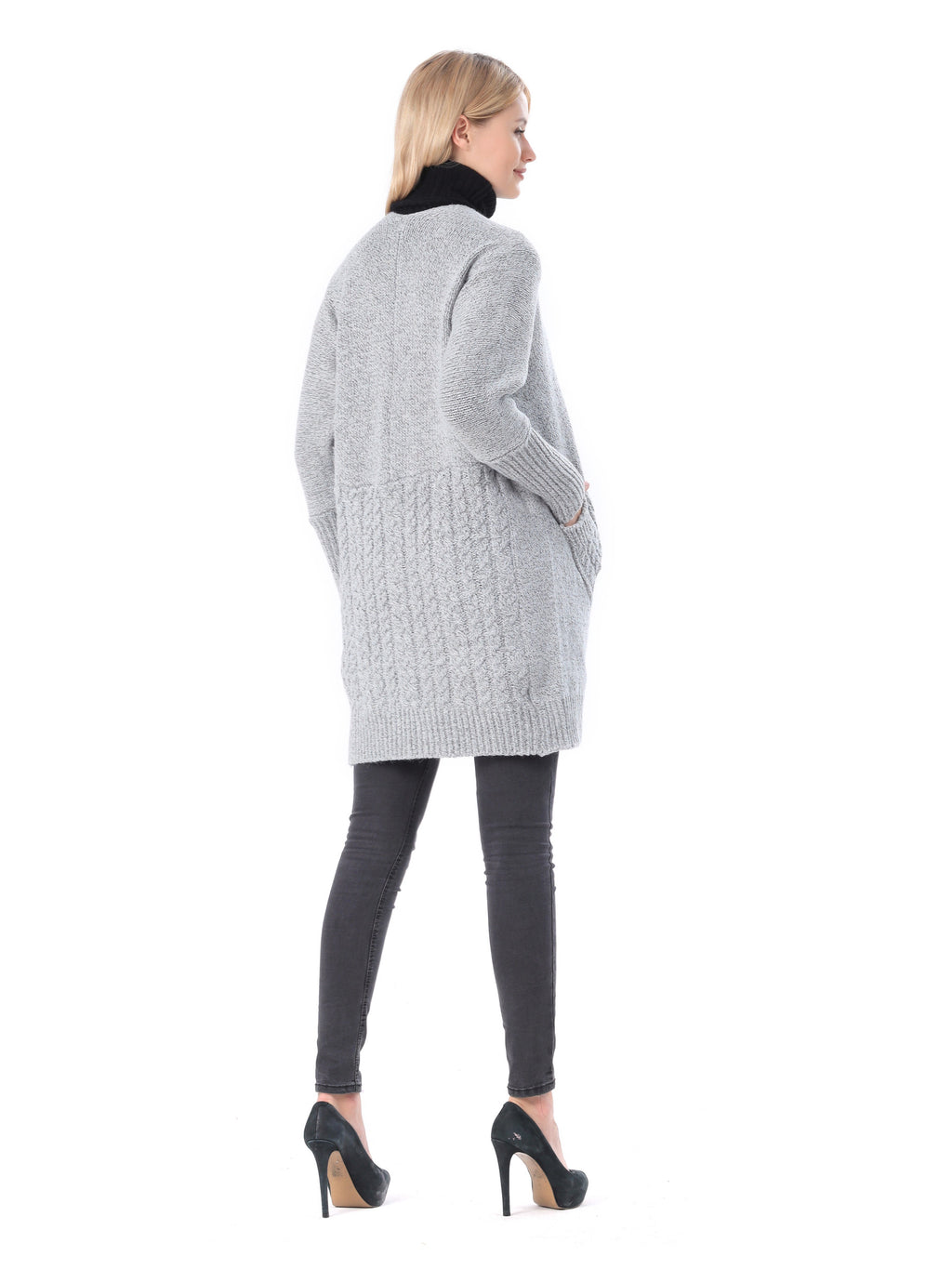 Slant Pocket Knit Cardigan