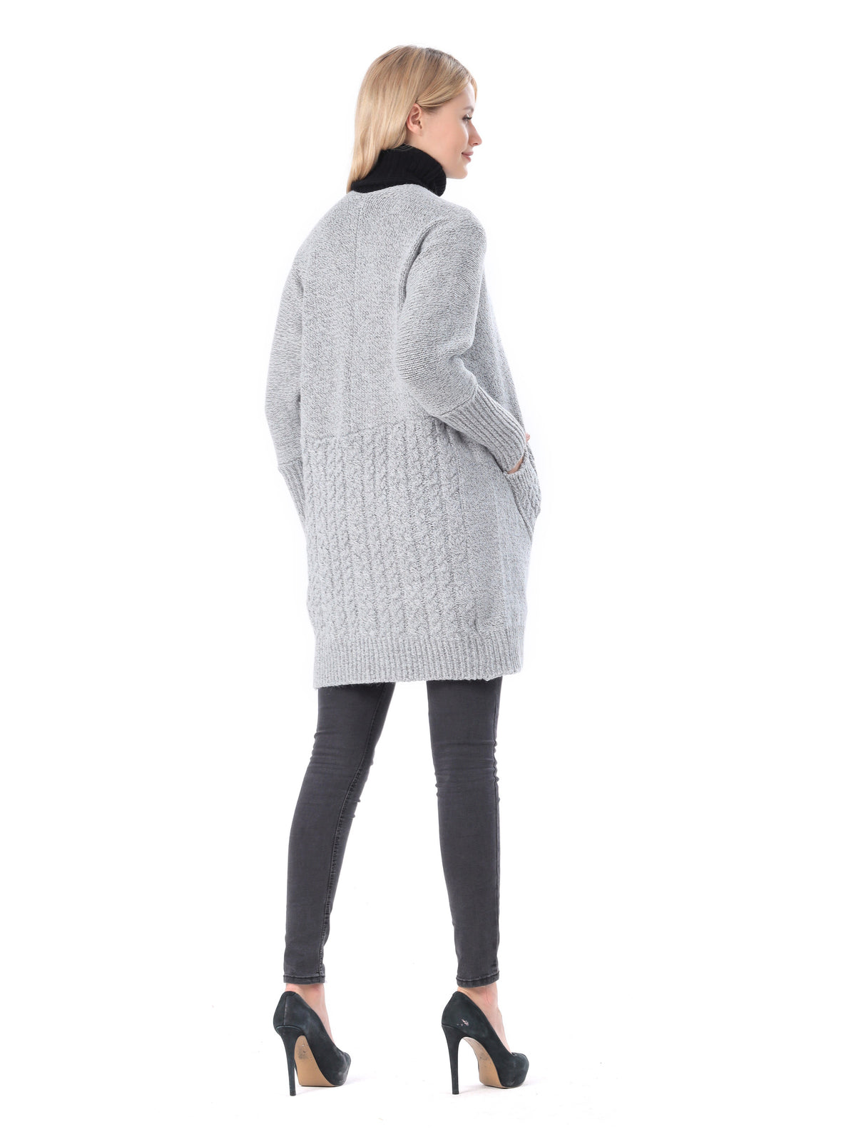 Slant Pocket Knit Cardigan