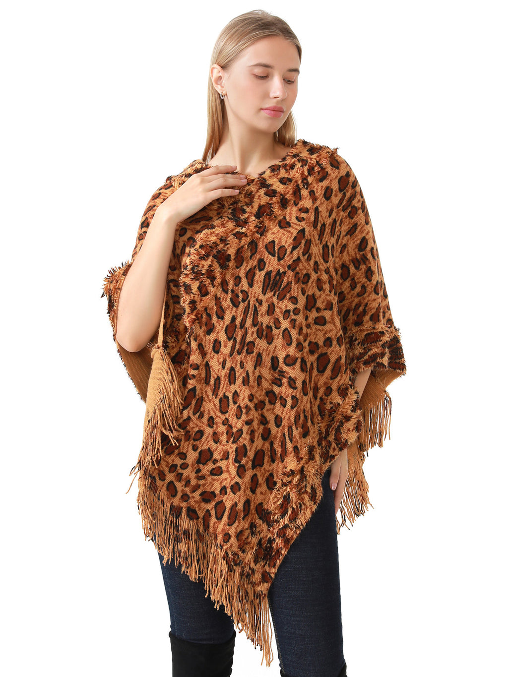 Leopard Poncho