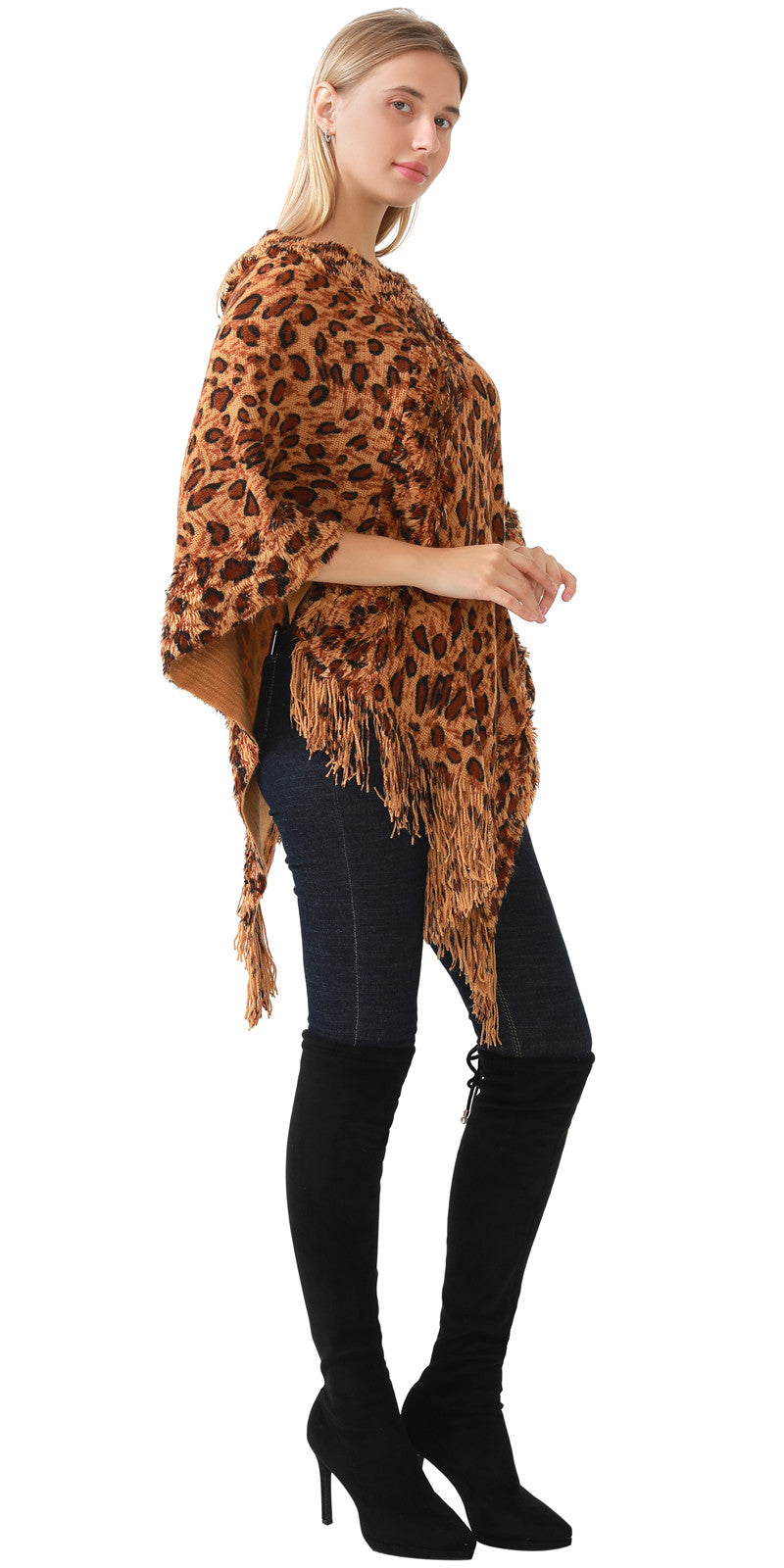 Leopard Poncho