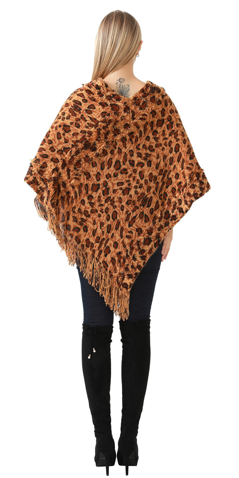 Leopard Poncho