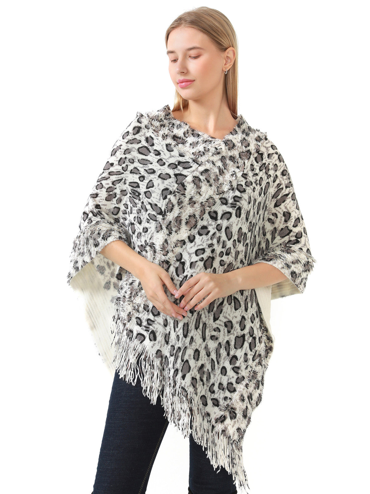 Leopard Poncho