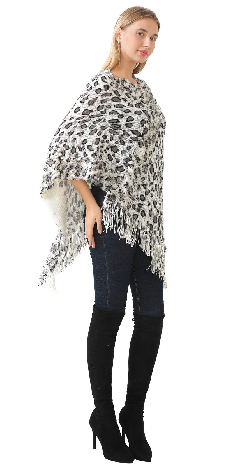 Leopard Poncho
