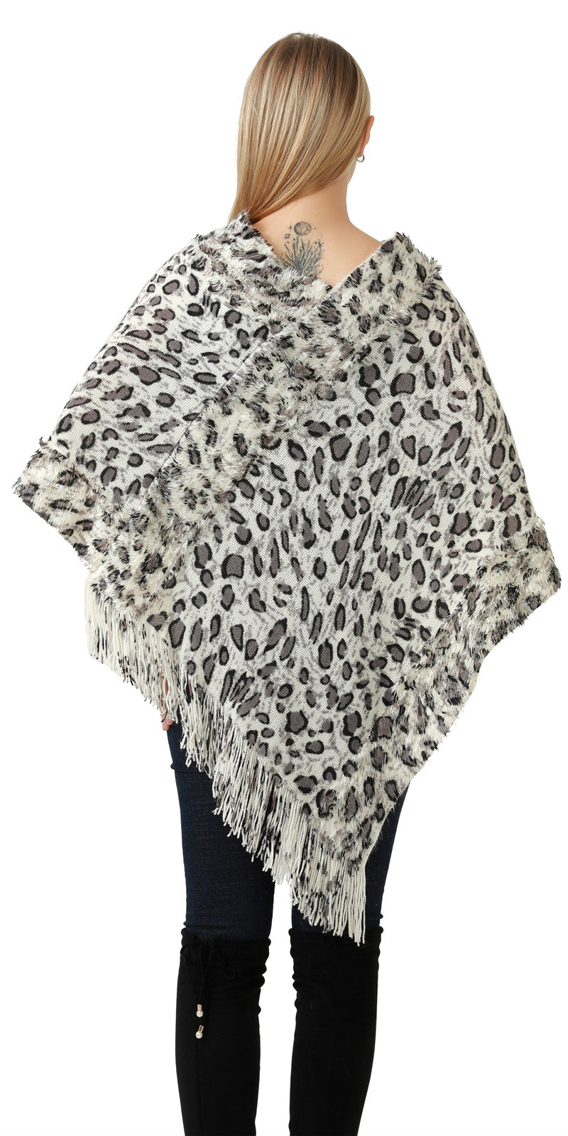 Leopard Poncho