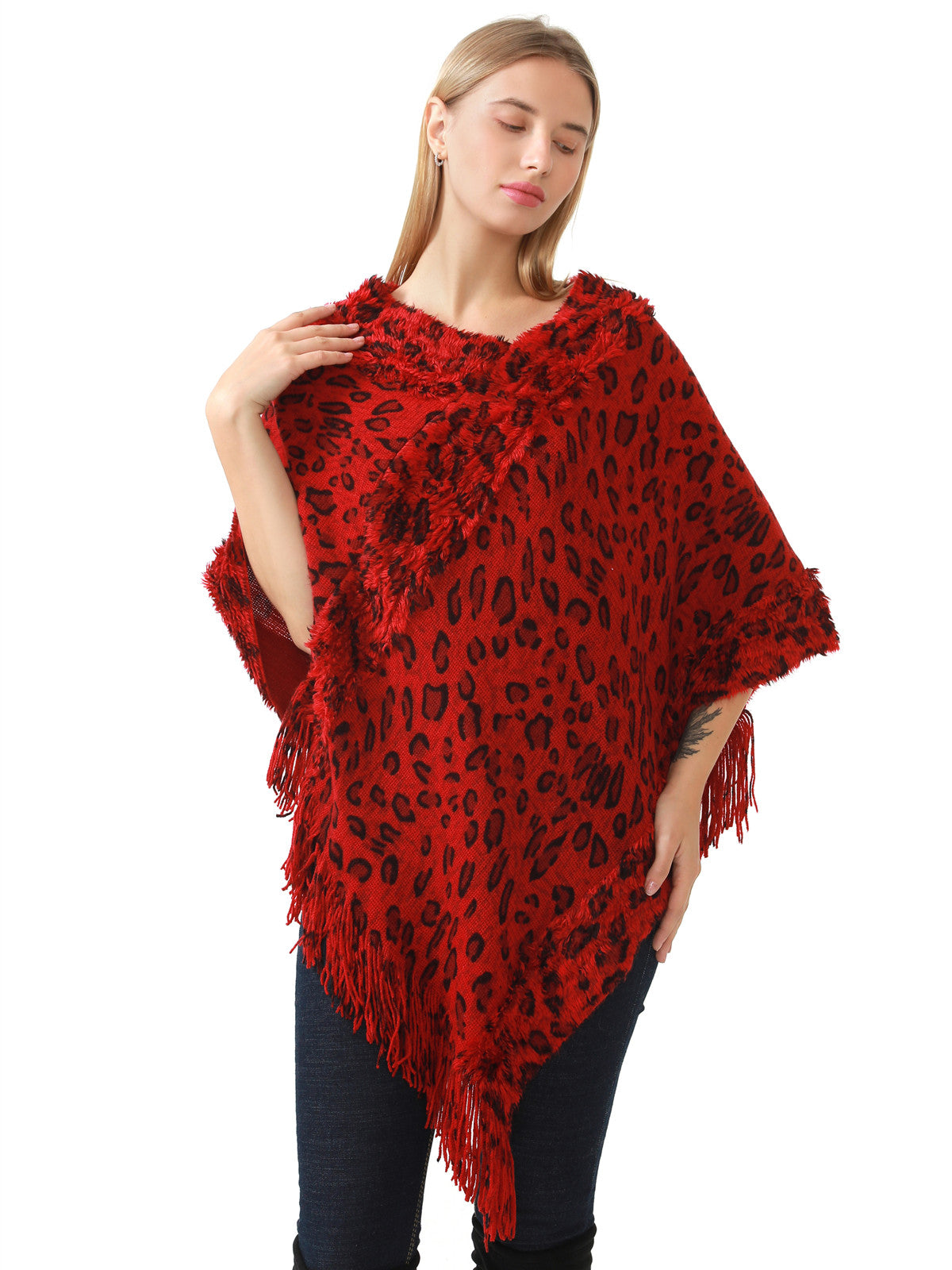 Leopard Poncho