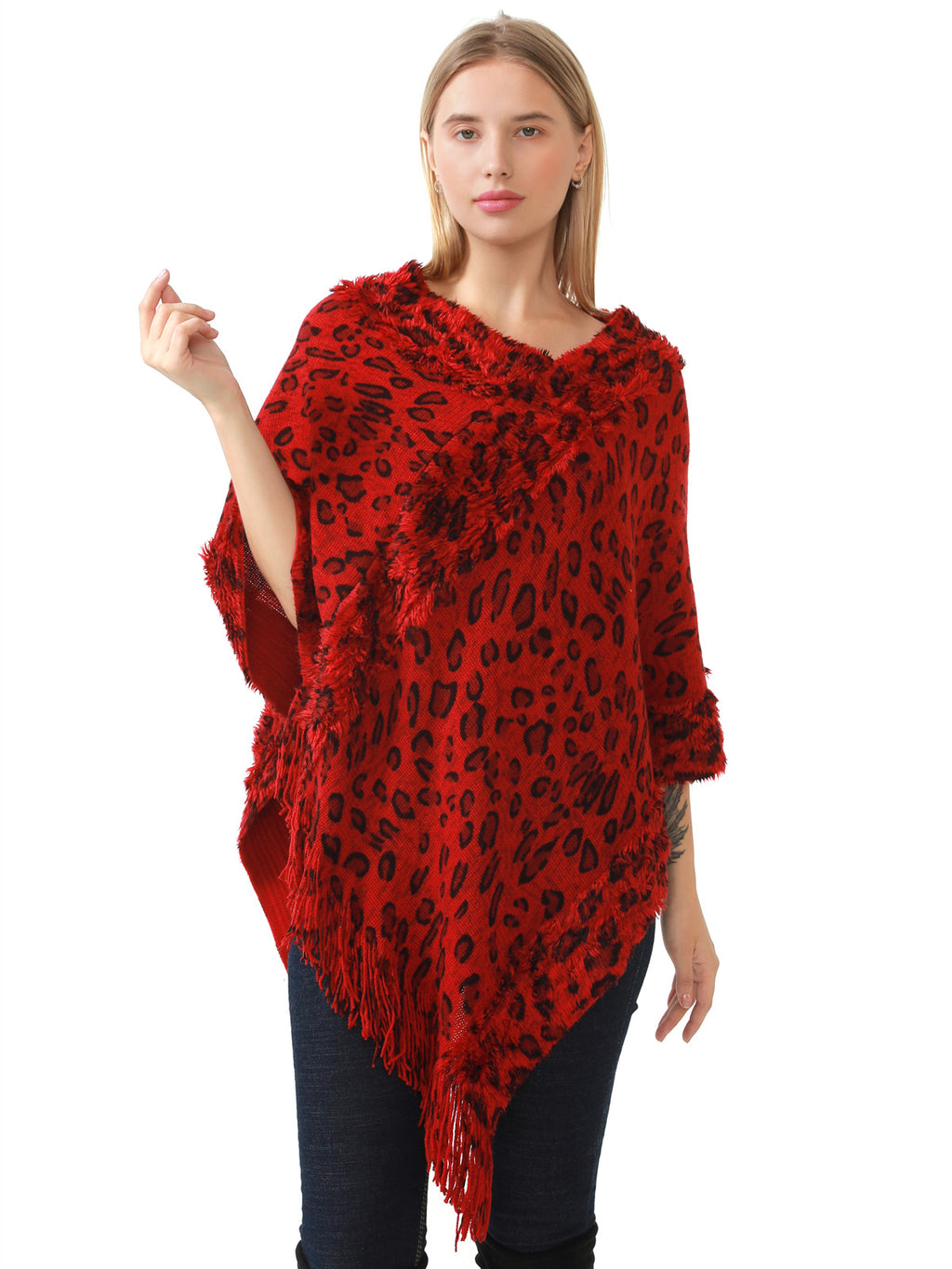 Leopard Poncho