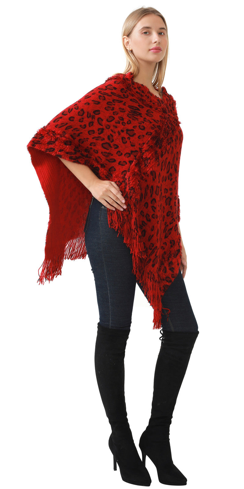 Leopard Poncho