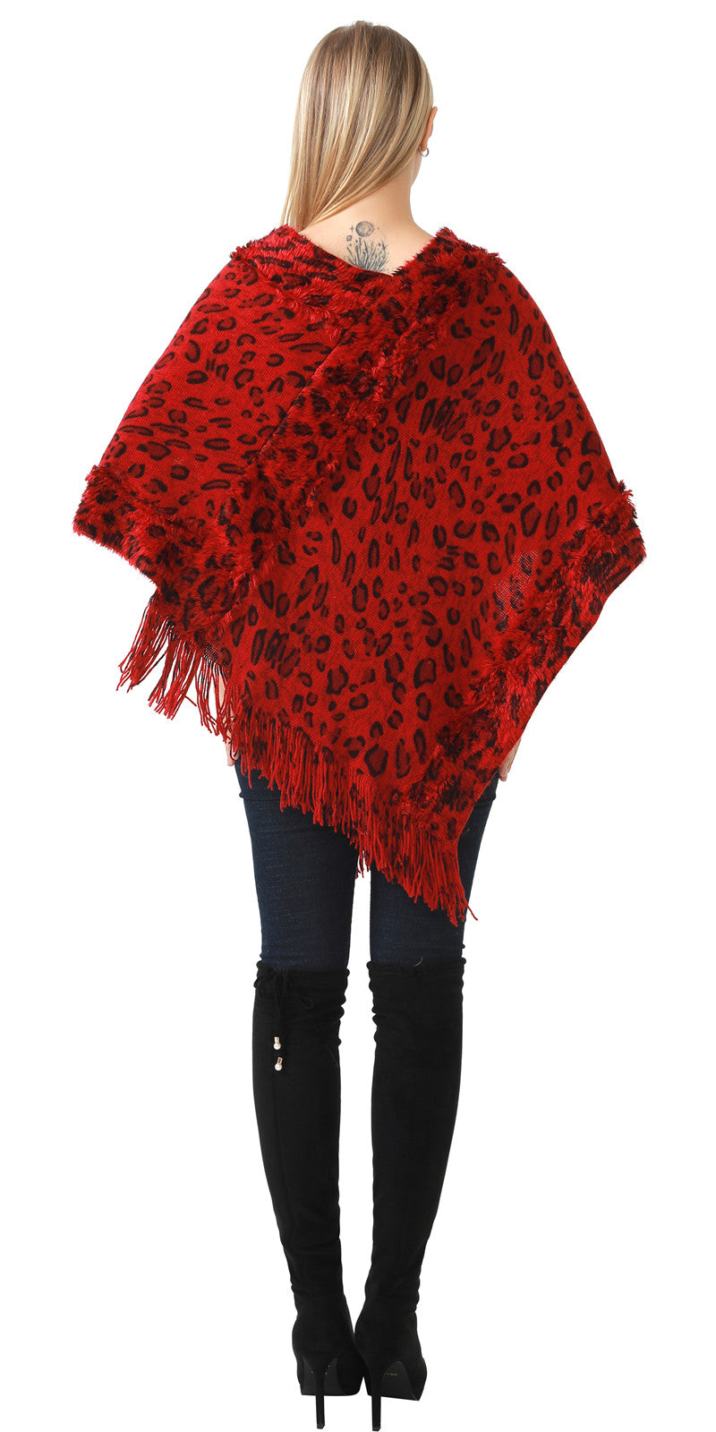 Leopard Poncho
