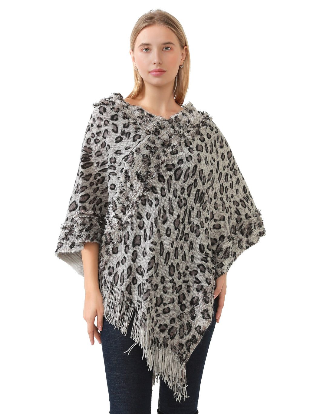 Leopard Poncho