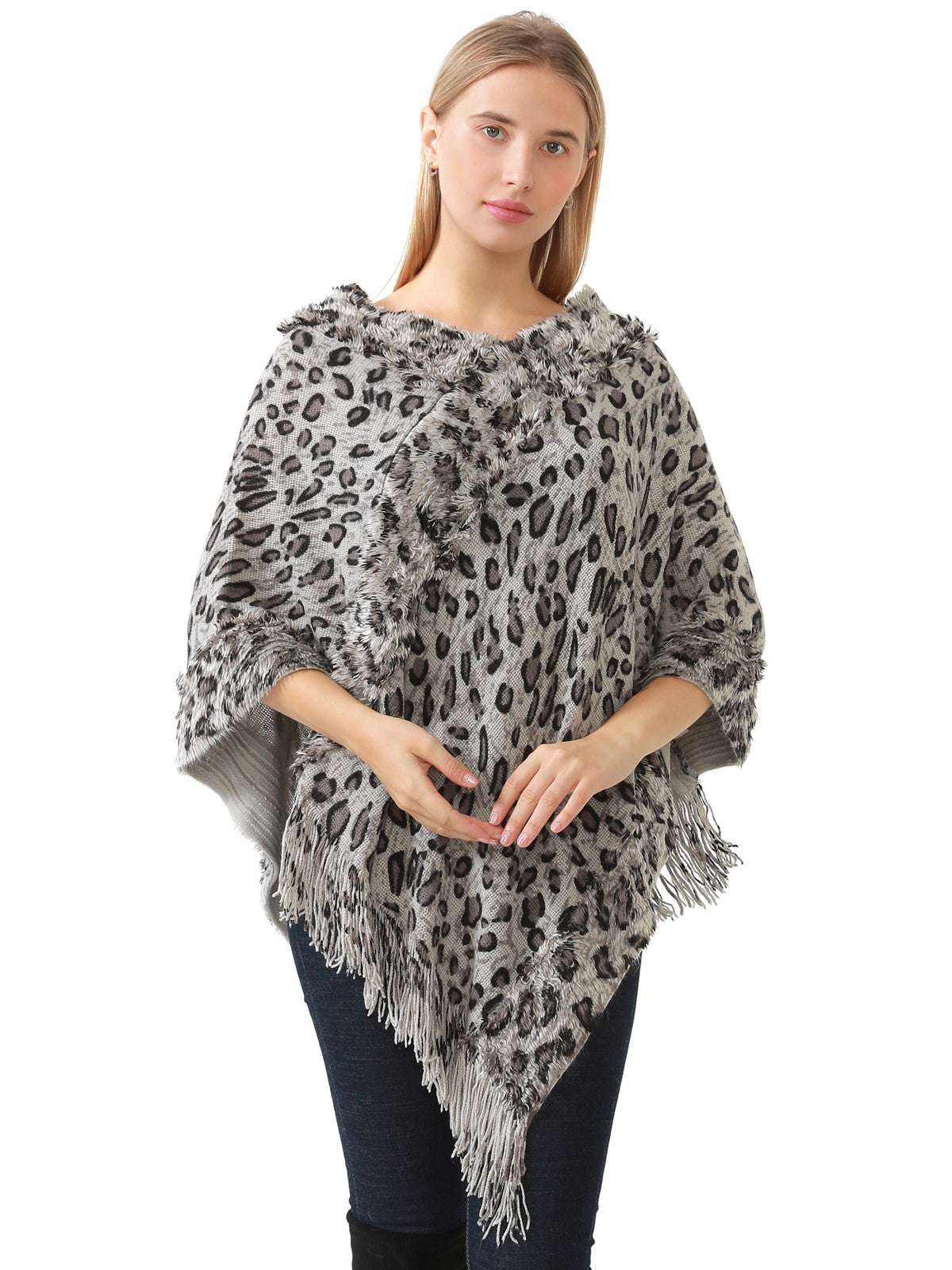 Leopard Poncho