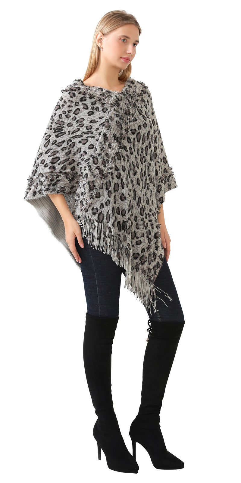 Leopard Poncho