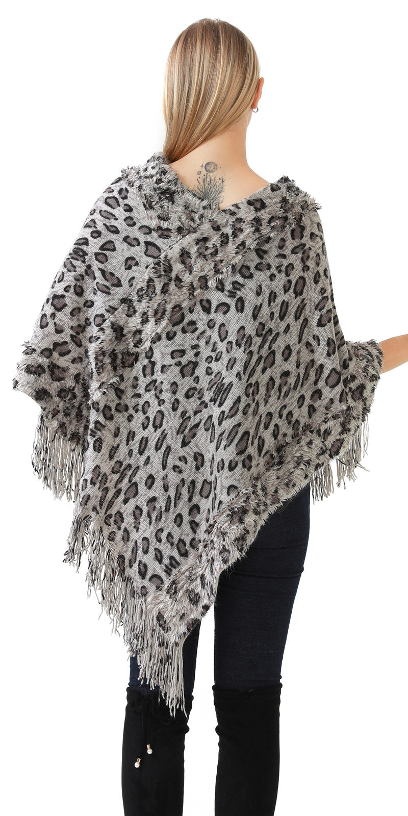 Leopard Poncho