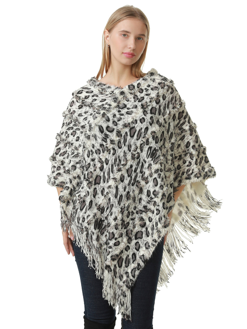 Leopard Poncho