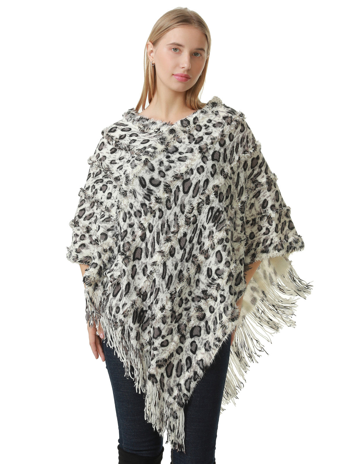 Leopard Poncho