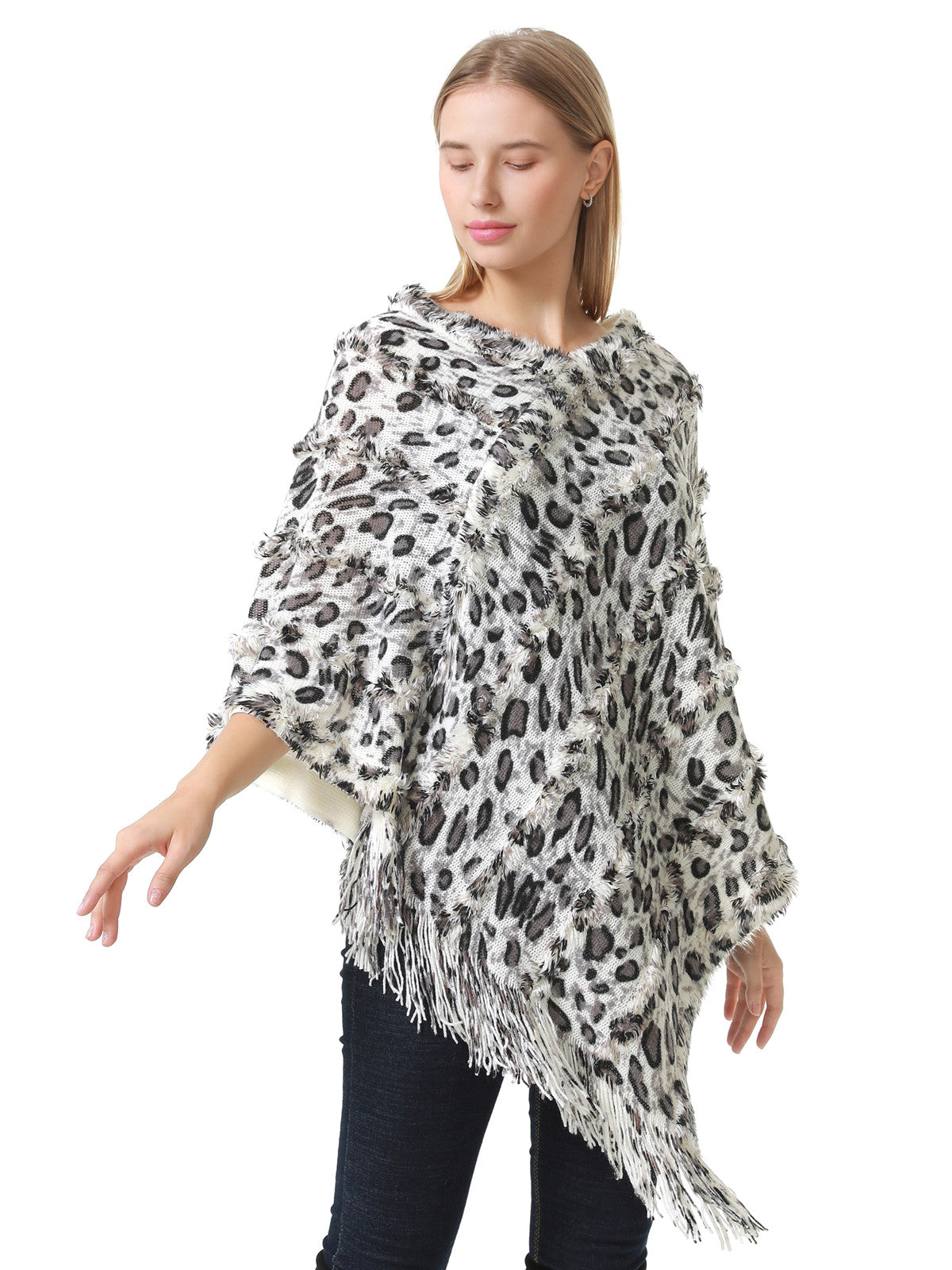 Leopard Poncho