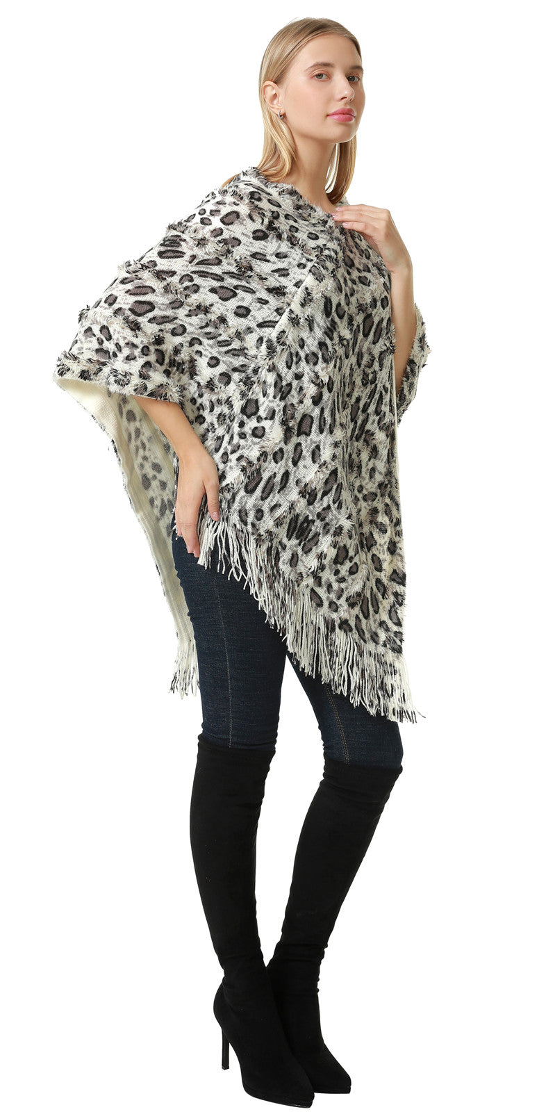 Leopard Poncho