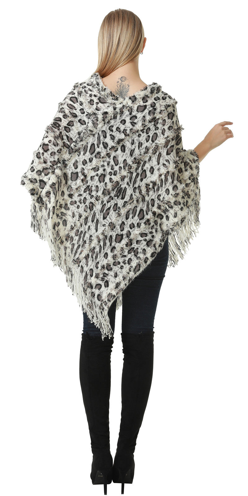 Leopard Poncho