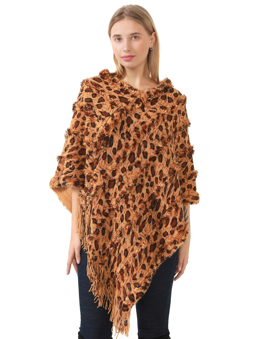 Leopard Poncho