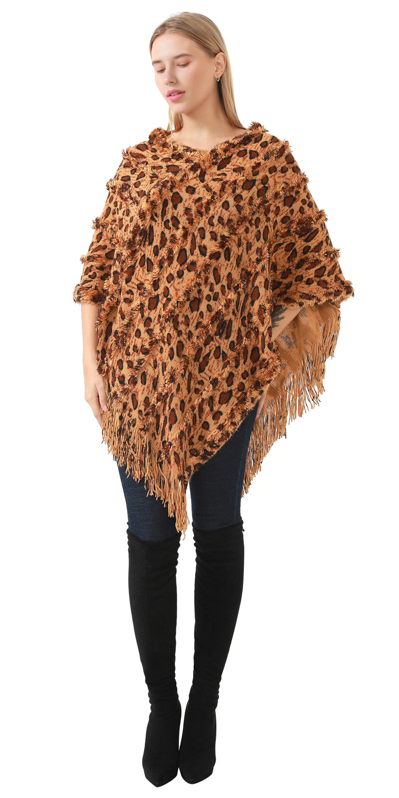 Leopard Poncho