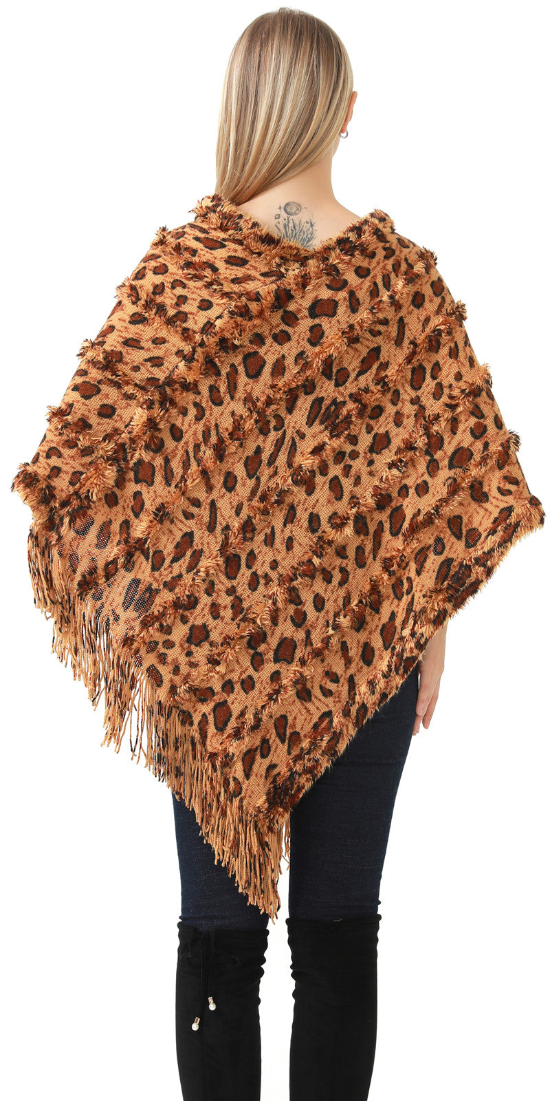 Leopard Poncho