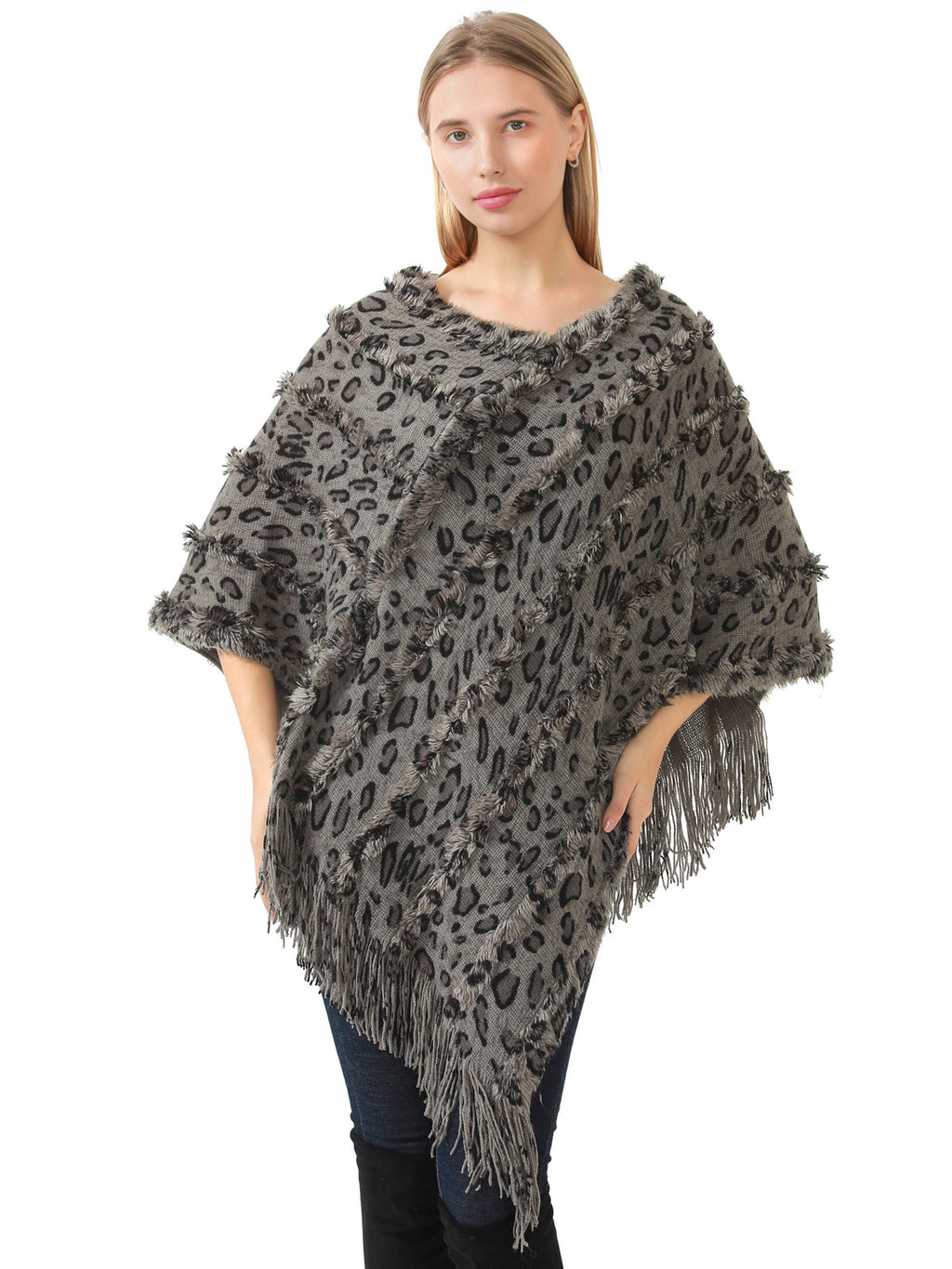 Leopard Poncho