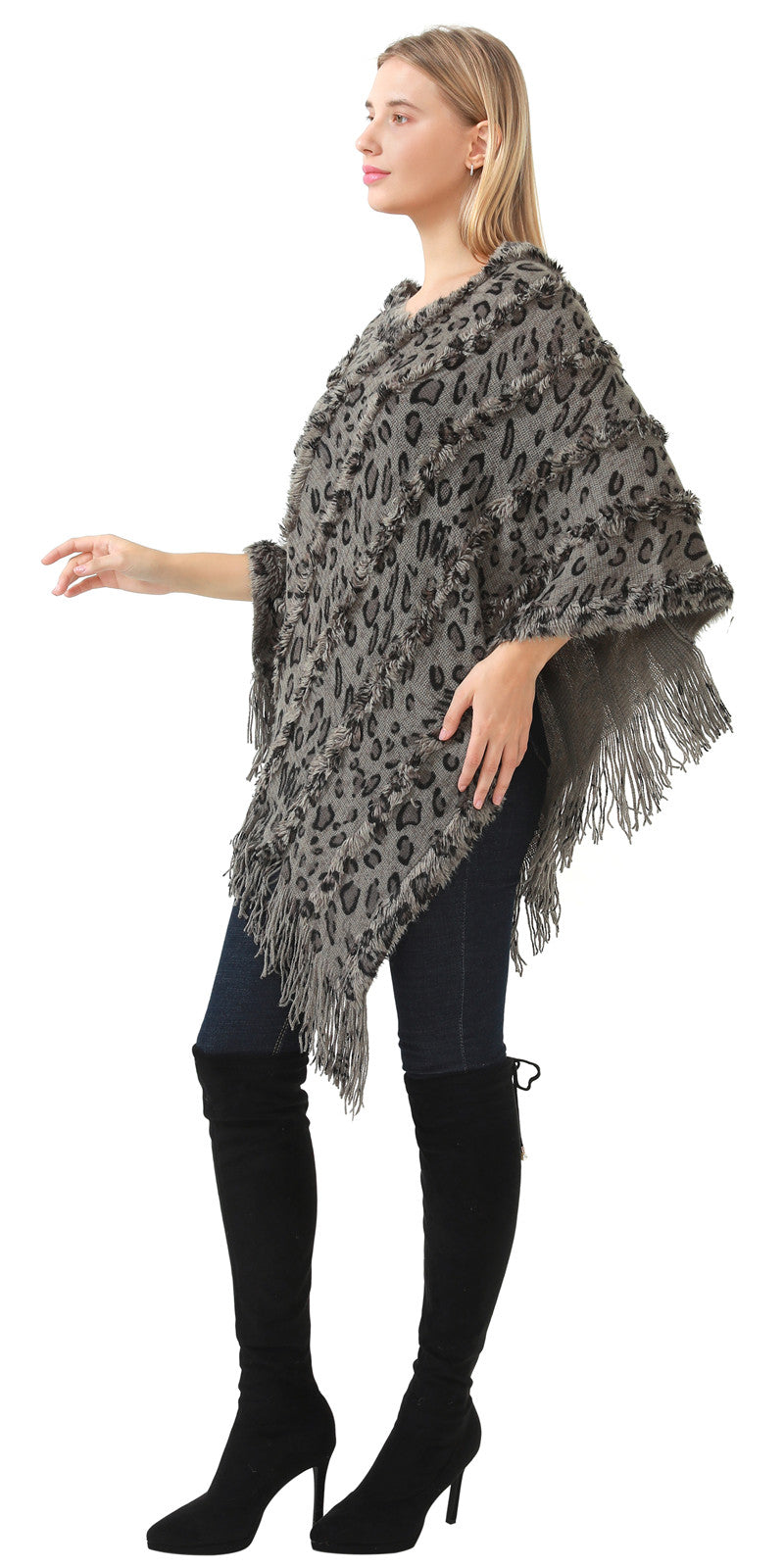 Leopard Poncho
