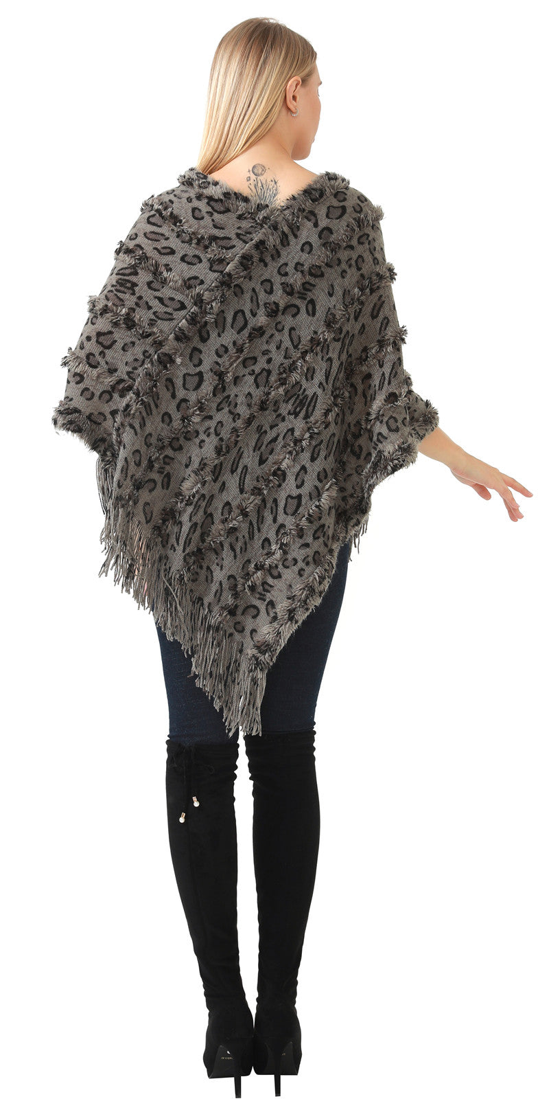 Leopard Poncho