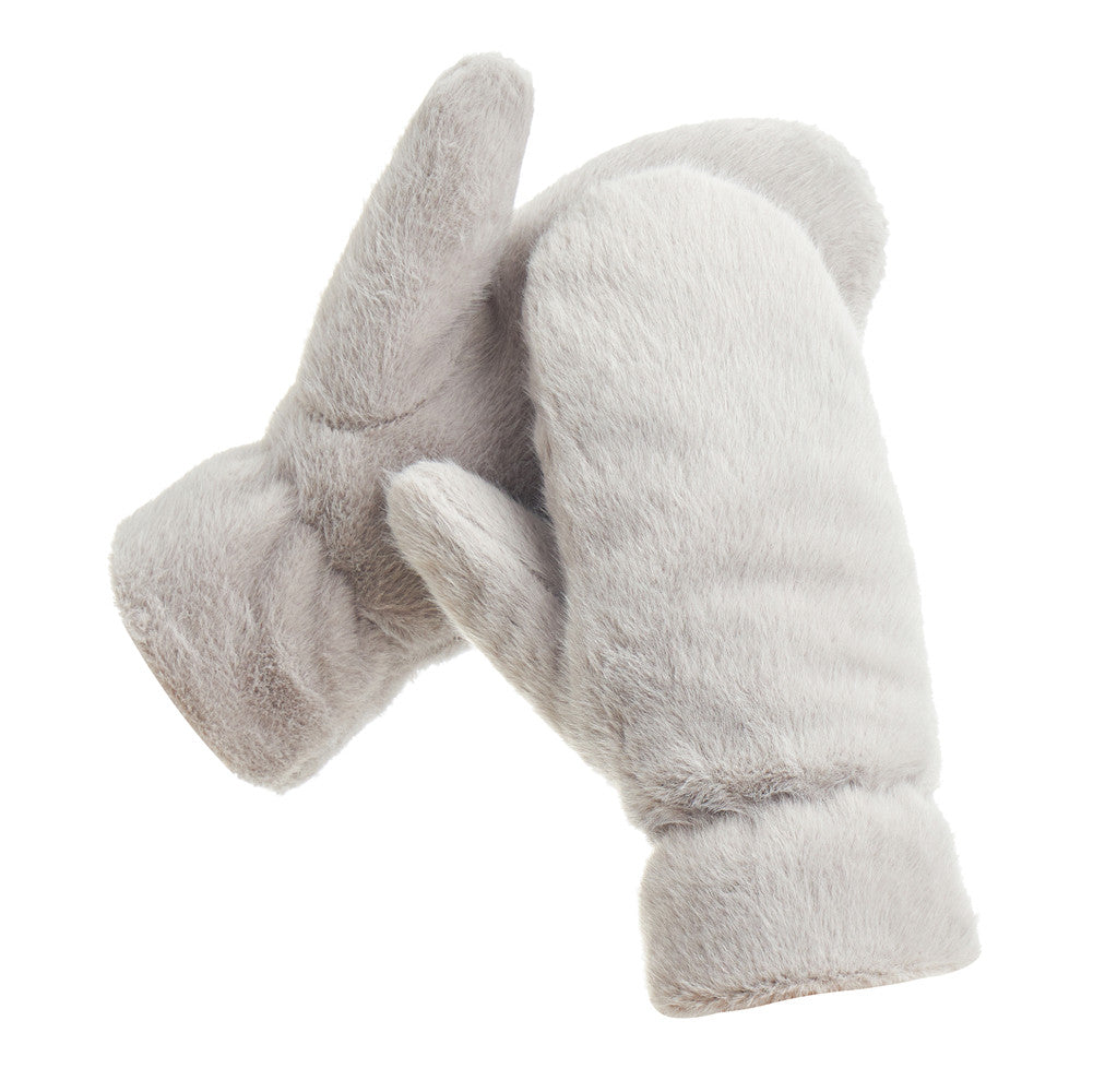 Fluffy Faux Fur Mittens