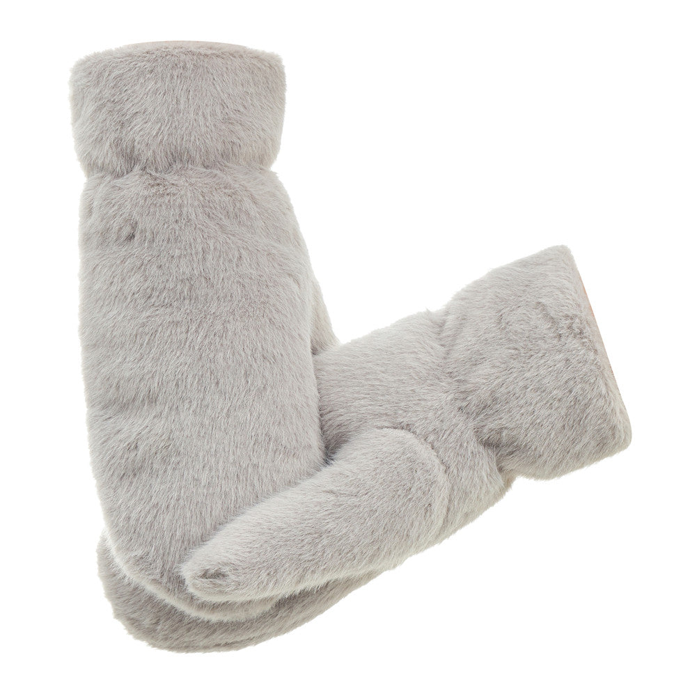 Fluffy Faux Fur Mittens