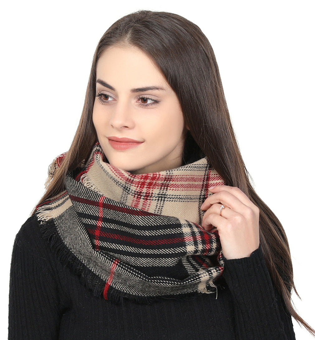 Twill Check Scarf