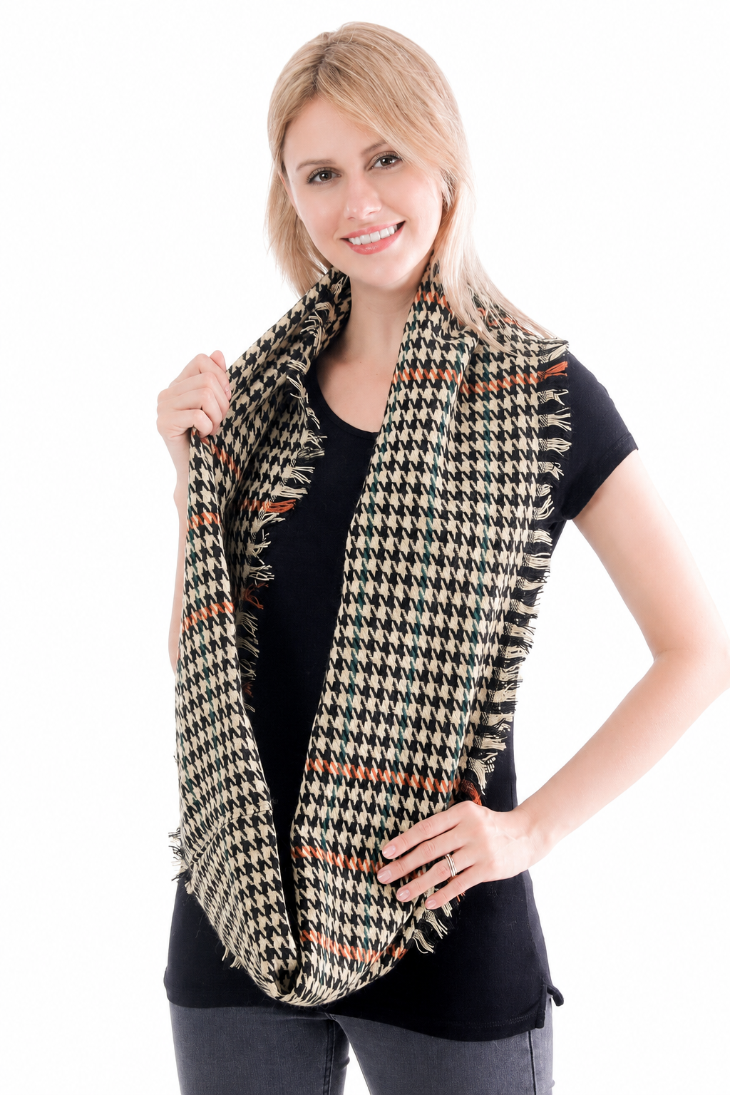 Houndstooth Scarf