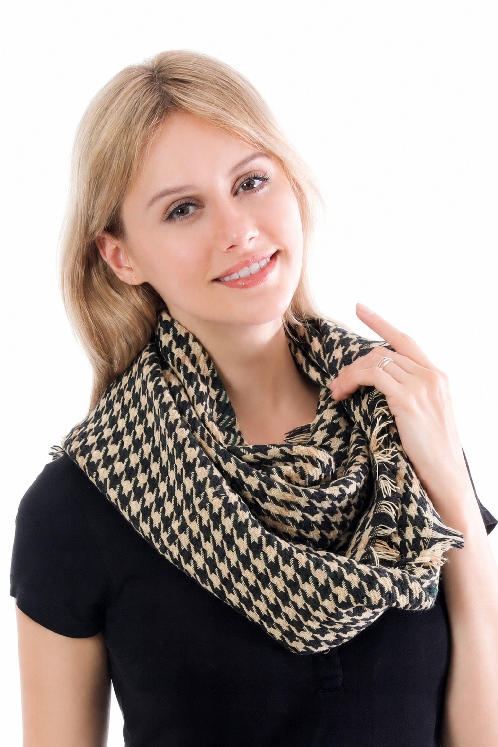 Houndstooth Scarf