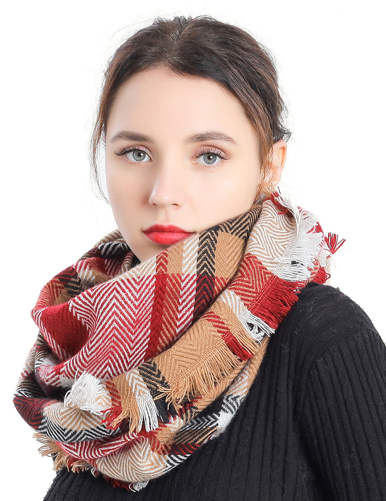 Chevron Check Scarf