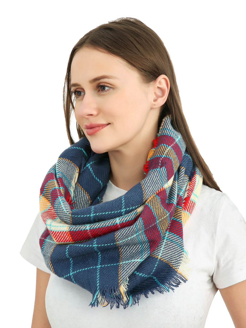 Twill Check Scarf