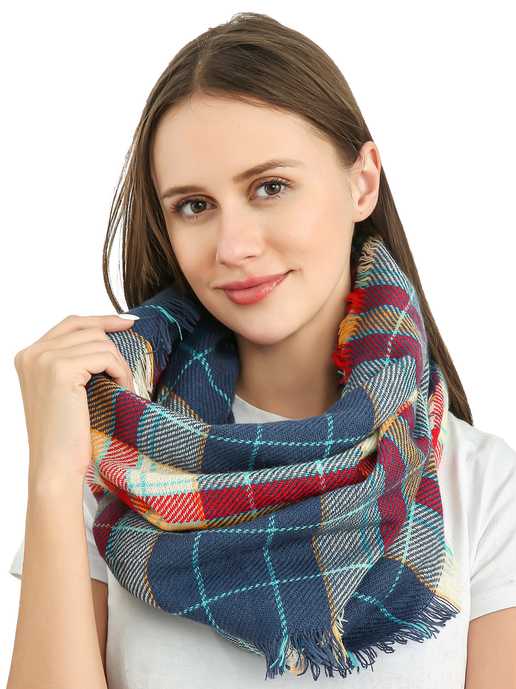 Twill Check Scarf
