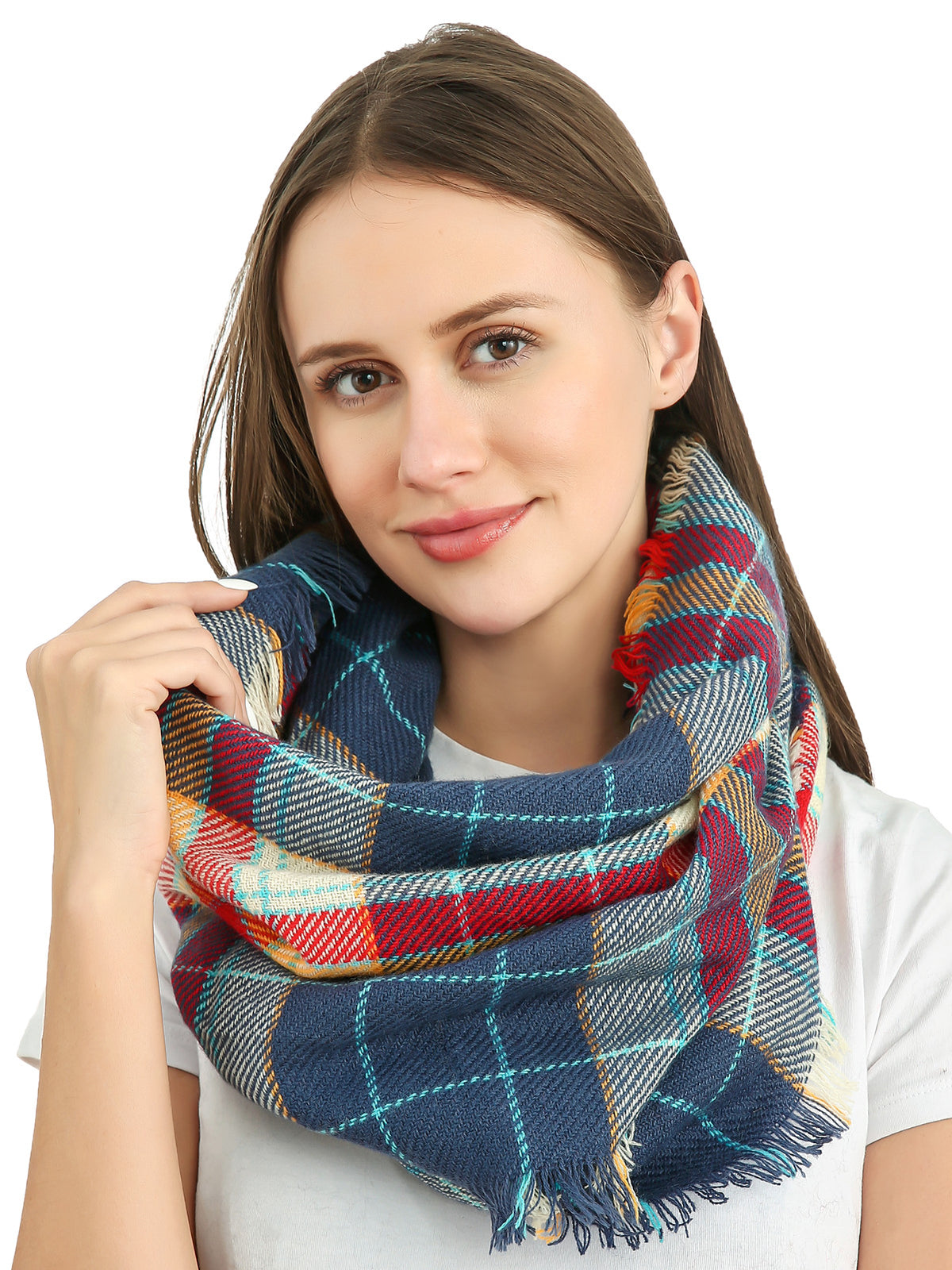Twill Check Scarf