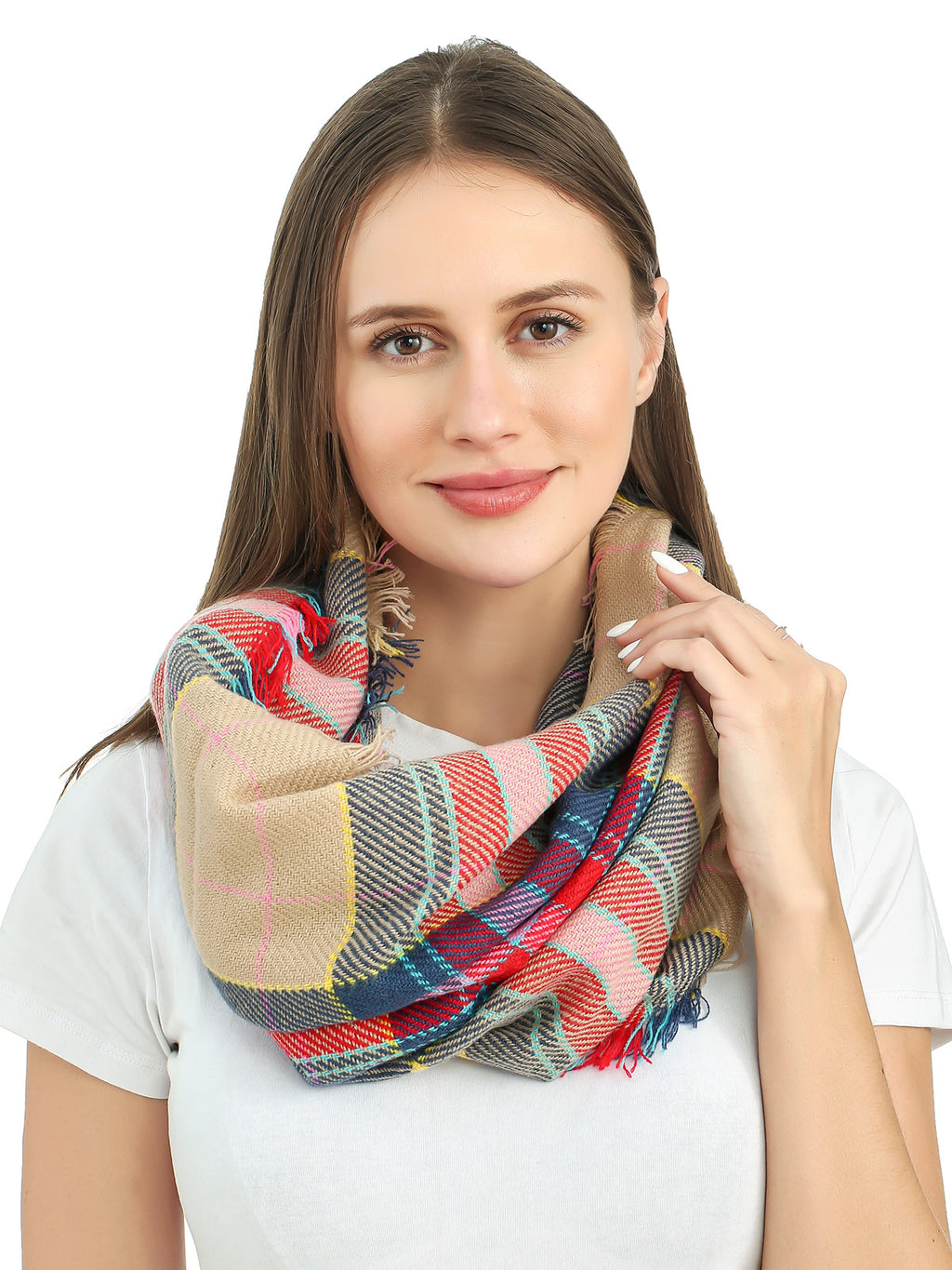 Twill Check Scarf